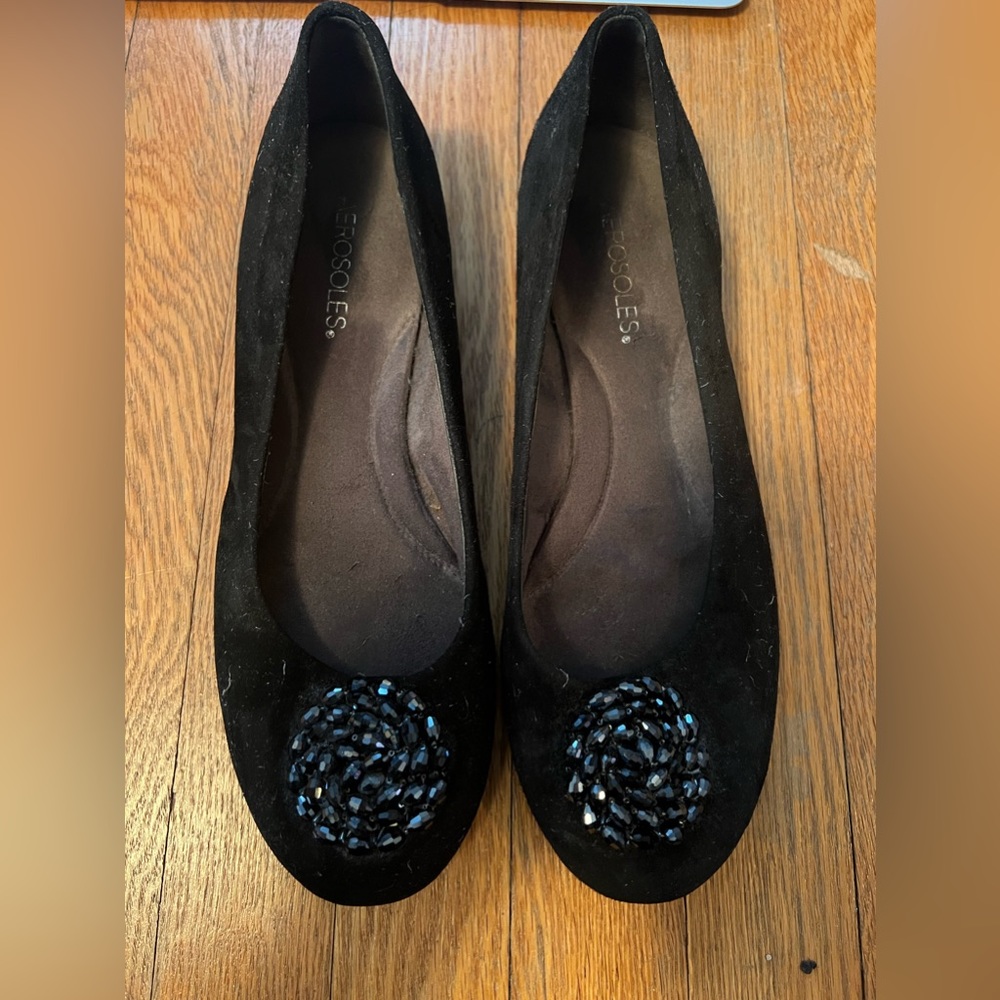 Aérosoles flats | size 10 | black